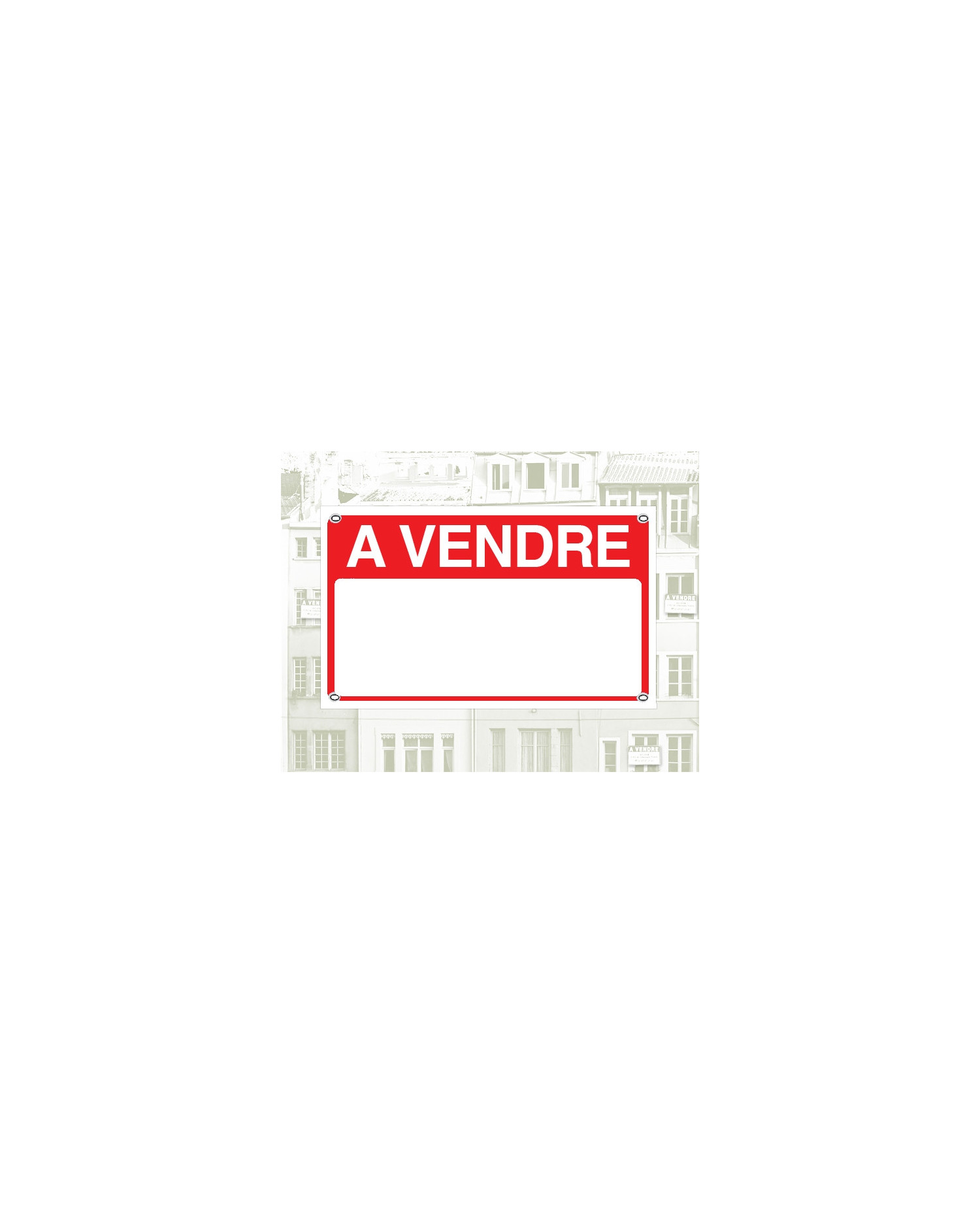 Panneau mention " A vendre" AUTOCOLLANT POUR PANNEAUX