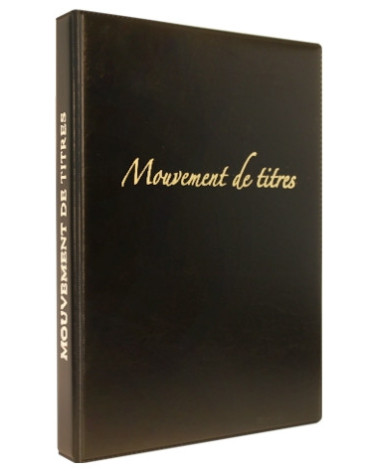 REGISTRE DE MOUVEMENTS DE TITRES