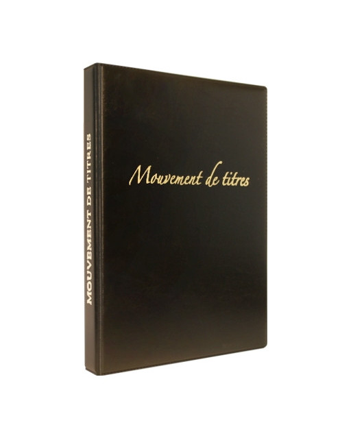 REGISTRE DE MOUVEMENTS DE TITRES