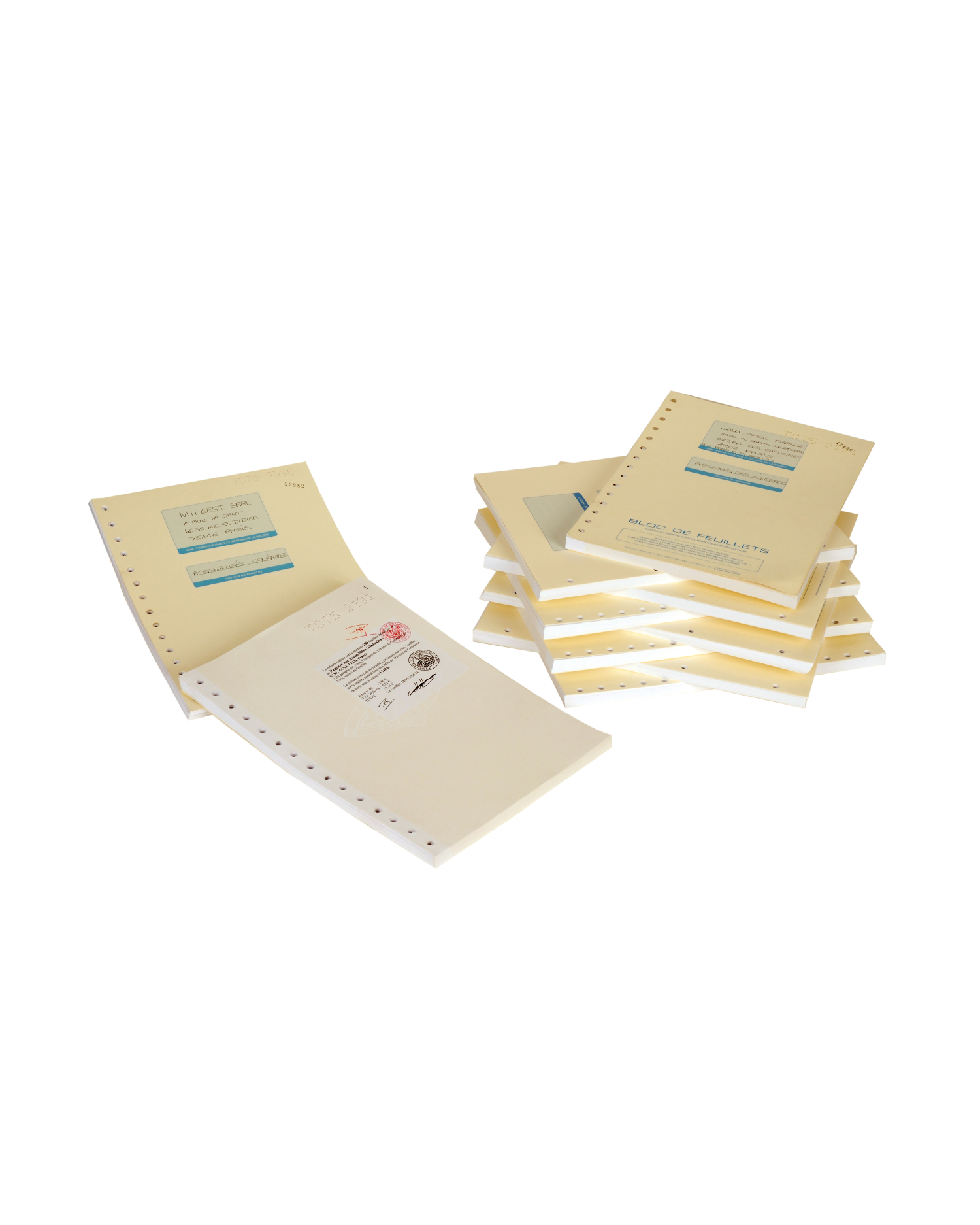 Paraphe de registres