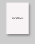 STATUTS SARL