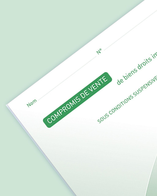 Compromis de vente sous conditions suspensives - Lot de 25