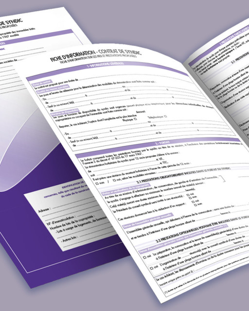 Fiche d'information syndic