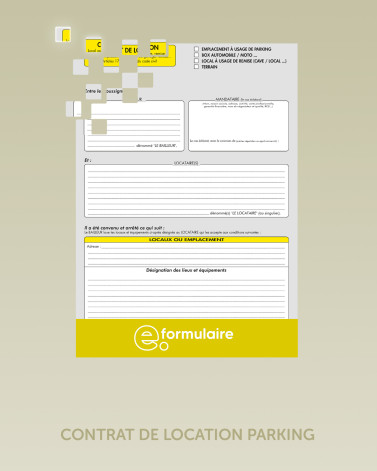 Contrat de location parking - En ligne
