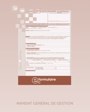 Mandat général de gestion - En ligne