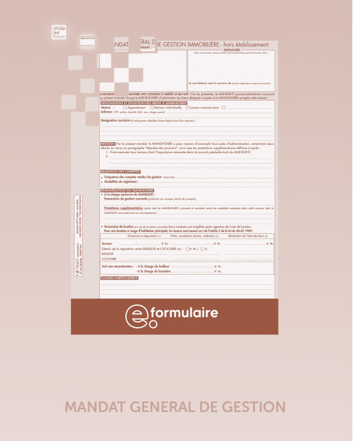 Mandat général de gestion - En ligne