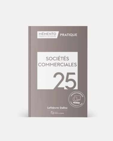MÉMENTO SOCIÉTÉS COMMERCIALES
