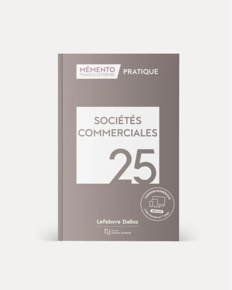 MÉMENTO SOCIÉTÉS COMMERCIALES