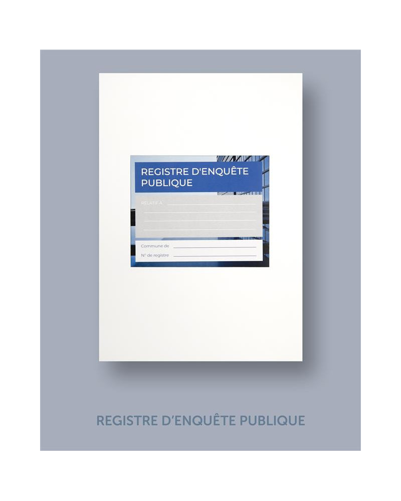 Enquête Publique - Registre Premium