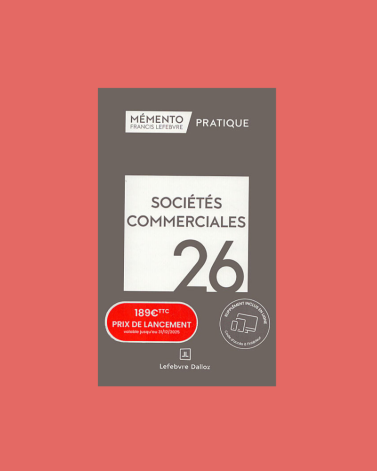 MÉMENTO SOCIÉTÉS COMMERCIALES