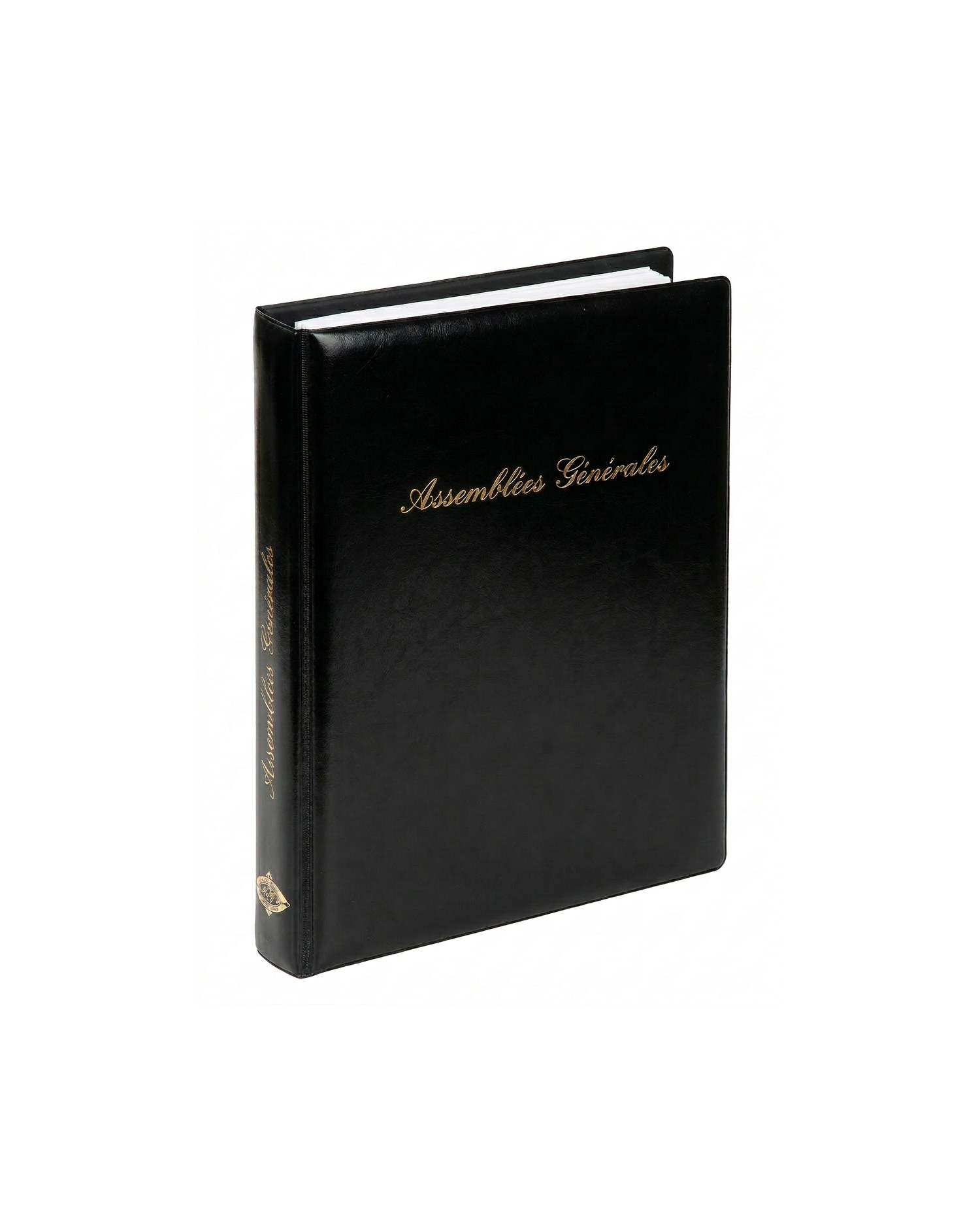 Registre Assemblées Générales - Aspect Cuir 4 Anneaux
