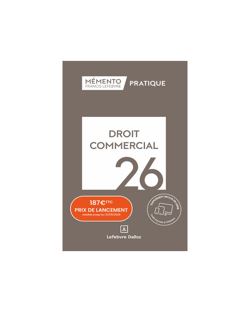 Mémento Droit commercial