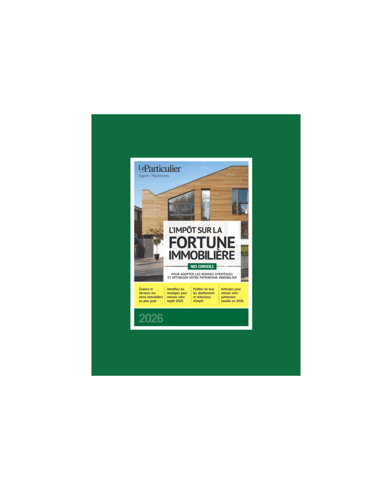 L’impôt sur la fortune immobilière