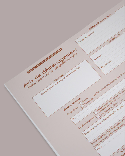 Avis de déménagement - Unité