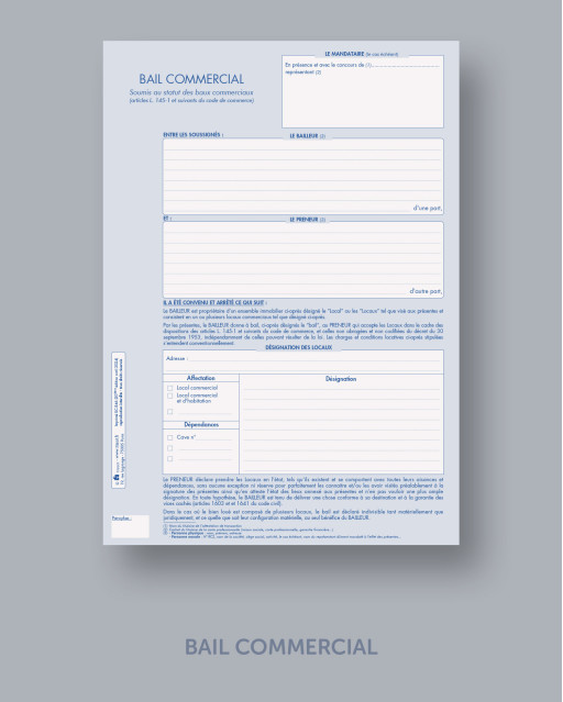 Bail commercial 3-6-9 - lot de 25