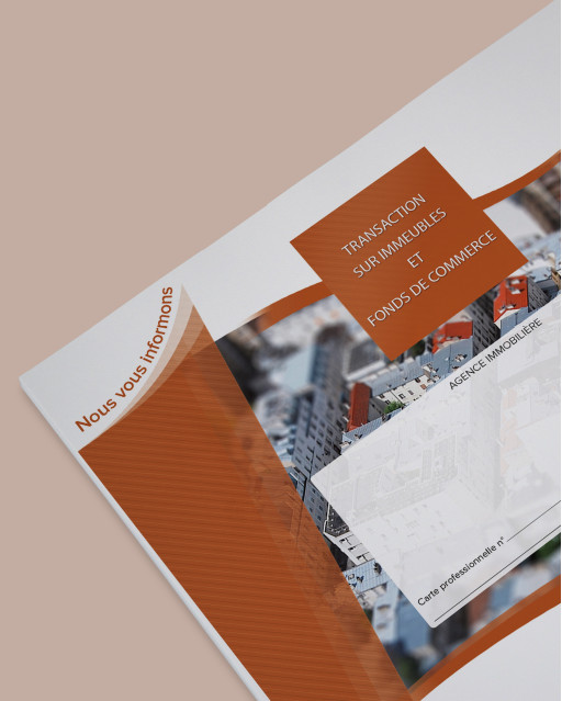 Affiche obligatoire "TRANSACTION SUR IMMEUBLE sans détention de fonds"