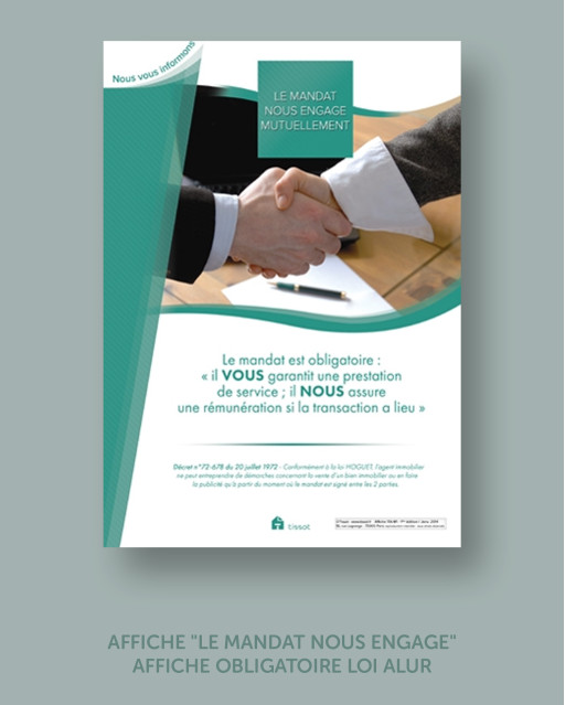 Affiche "LE MANDAT NOUS ENGAGE"