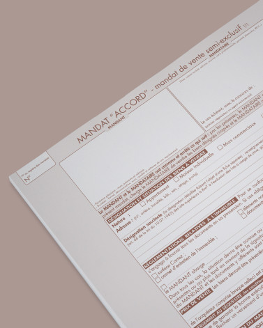 Mandat de semi-exclusif "ACCORD"- lot de 25