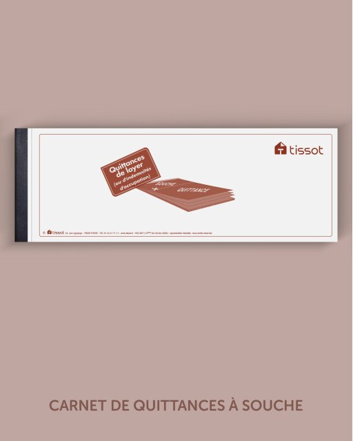 Carnet de quittances à souche