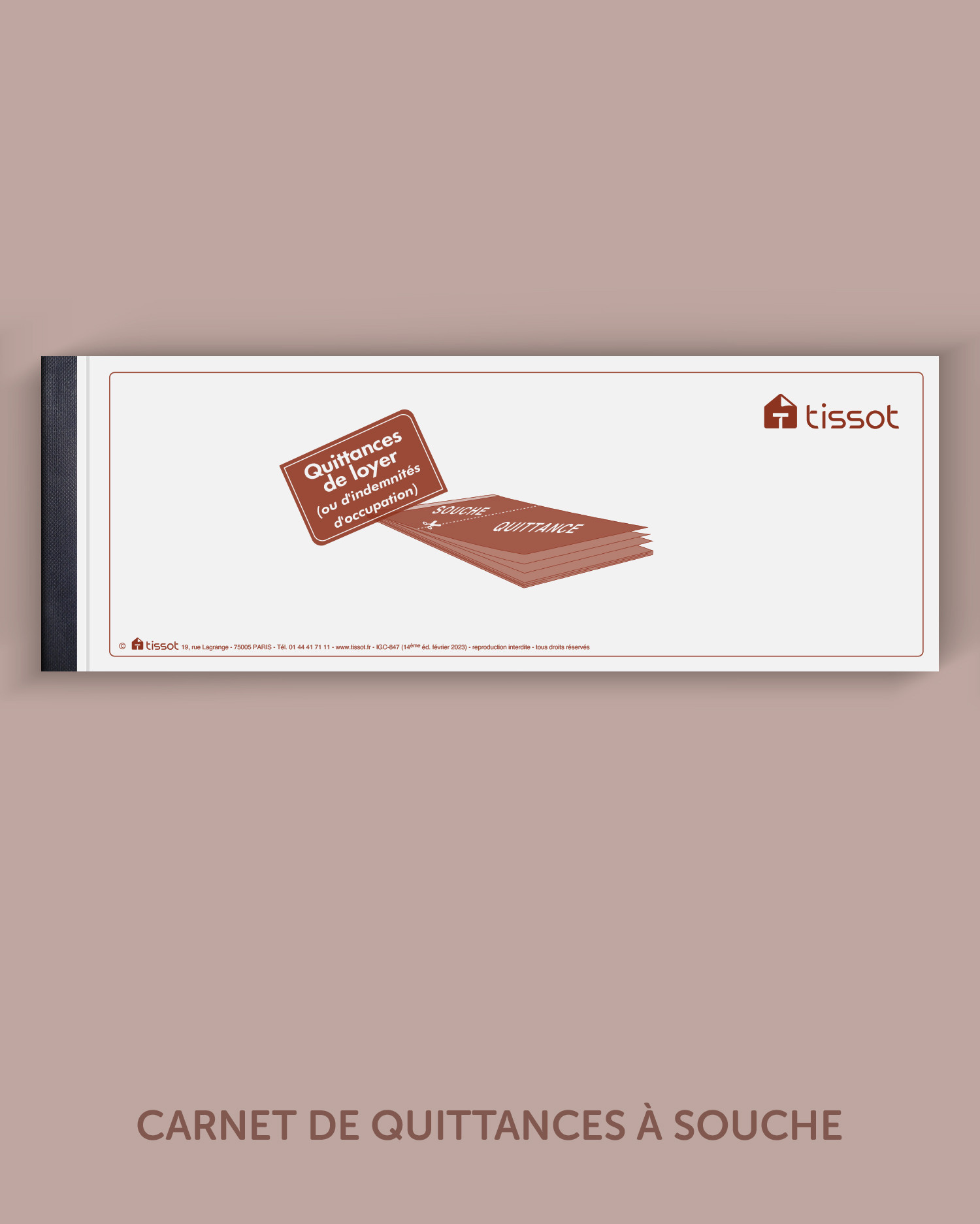 Carnet de quittances à souche