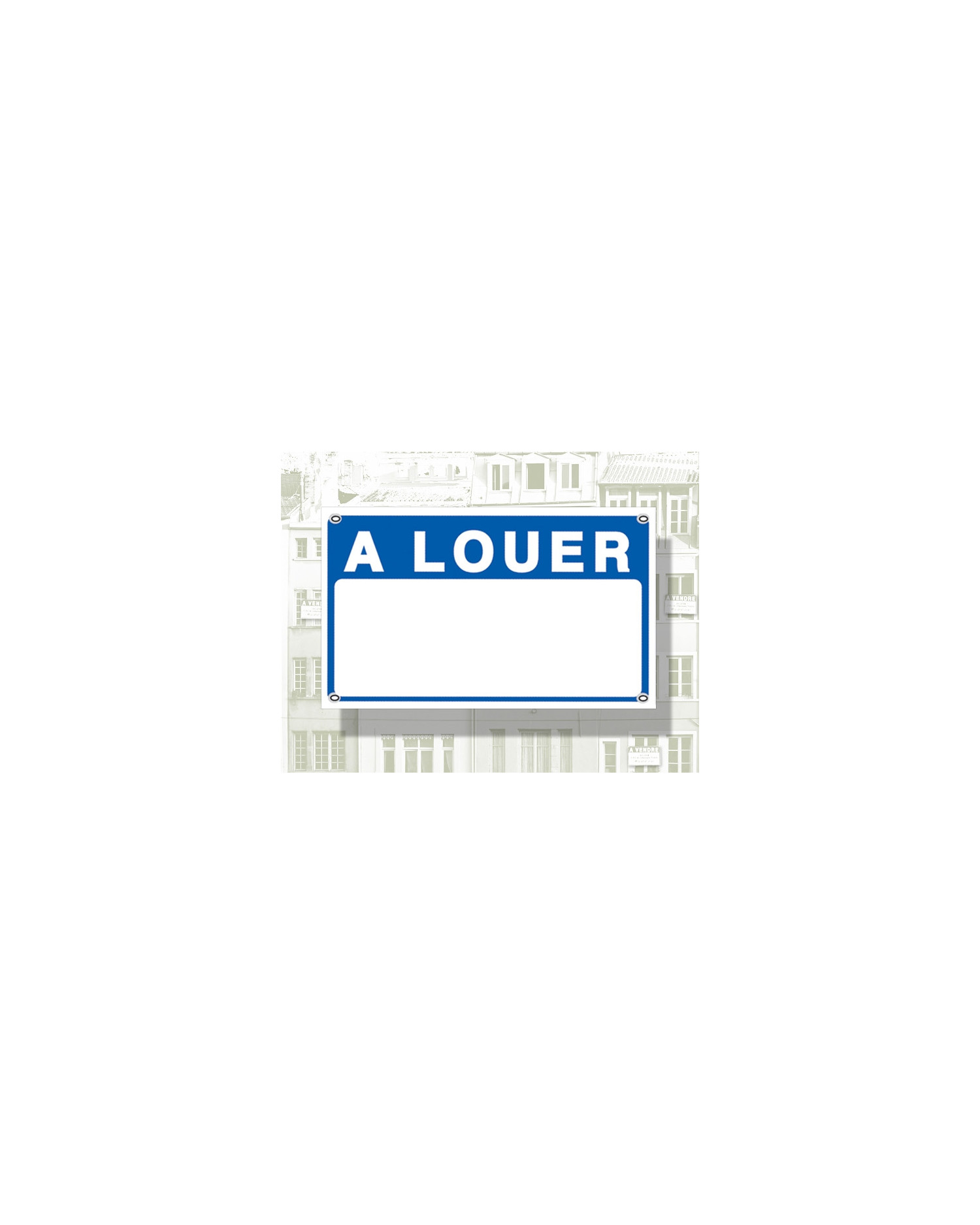 Panneau mention "A louer"